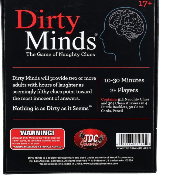 Dirty Minds - The Game of Naughty Clues - Board Card Game Adult Puzzle 🆕/NWT! - Picture 7 of 14